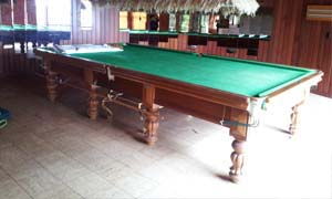 Billiard table removalists moving a 12 foot full size pool table
