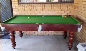 Billiard table removalists moving a 6 foot pool table